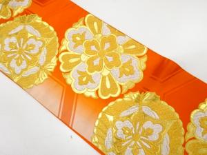 アンティーク　華紋織り出し袋帯（着用可）